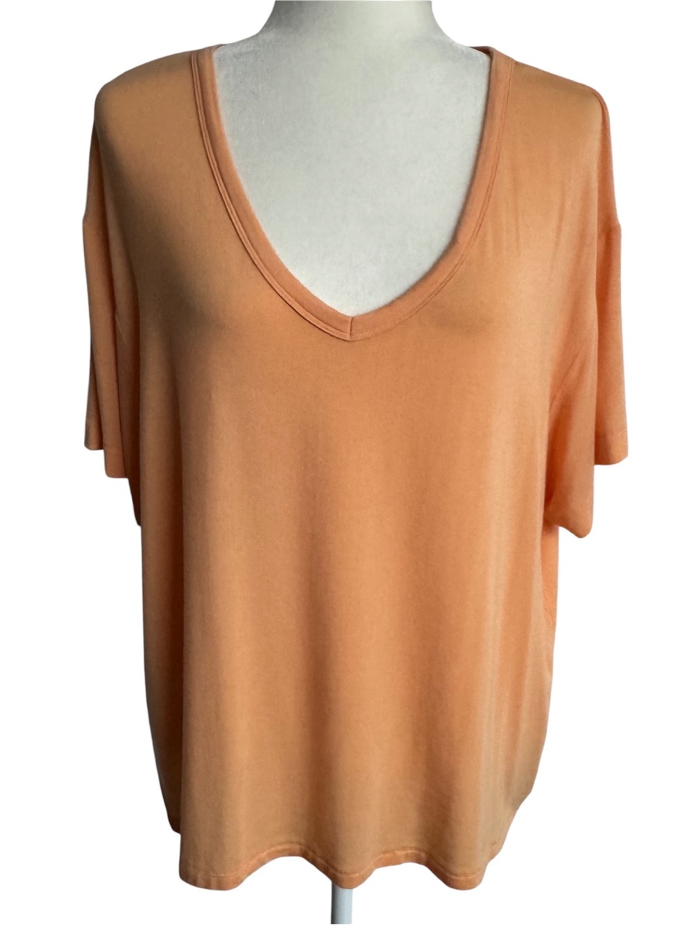 American Eagle Soft & Sexy Short Sleeve V-Neck
Oversized T-Shirt Size Large